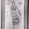 Costume sketch by Carrie F. Robbins for the stage production Molly