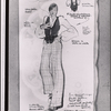 Costume sketch by Carrie F. Robbins for the stage production Molly