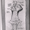 Costume sketch by Carrie F. Robbins for the stage production Molly