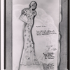 Costume sketch by Carrie F. Robbins for the stage production Molly