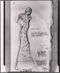 Costume sketch by Carrie F. Robbins for the stage production Molly