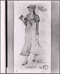 Costume sketch by Carrie F. Robbins for the stage production Molly