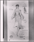 Costume sketch by Carrie F. Robbins for the stage production Molly