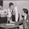 Robert Lewis, Earle Hyman and William Sylvester in rehearsal for the stage production Mister Johnson