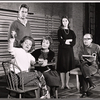Hermione Baddeley, Paul Roebling, Mildred Dunnock, Ann Williams and Herbert Machiz in rehearsal for the stage production The Milk Train Doesn't Stop Here Anymore