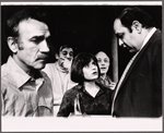 Dane Clark, Arnold Soboloff, Leonardo Cimino, Richard Castellano and unidentified in the stage production Mike Downstairs