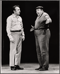 Dane Clark and Tom Pedi in the stage production Mike Downstairs