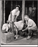 Terry Saunders and Robert Weede in the 1961 tour of the stage production Milk and Honey
