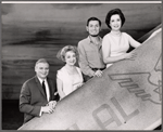 Robert Weede, Molly Picon, Tommy Rall and Terry Saunders in the 1961 tour of the stage production Milk and Honey