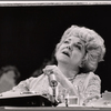 Hermione Baddeley in the stage production The Milk Train Doesn't Stop Here Anymore