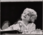 Hermione Baddeley in the stage production The Milk Train Doesn't Stop Here Anymore
