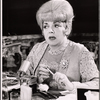 Hermione Baddeley in the stage production The Milk Train Doesn't Stop Here Anymore