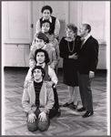 Alvin Kupperman, Lewis J. Stadlen, Daniel Fortus, Irwin Pearl, Gary Raucher, Shelley Winters and Arny Freeman in the stage production Minnie's Boys