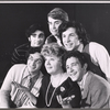 Shelley Winters [center] Lewis J. Stadlen, Gary Raucher, Daniel Fortus, Irwin Pearl and Alvin Kupperman in the stage production Minnie's Boys