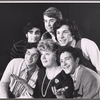 Shelley Winters [center], Lewis J. Stadlen, Gary Raucher, Daniel Fortus, Irwin Pearl and Alvin Kupperman in the stage production Minnie's Boys