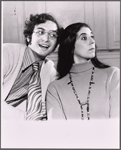 Lewis J. Stadlen and Julie Kurnitz in the stage production Minnie's Boys
