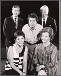 William Redfield, Austin Willis, Paul Collins, Joan Darling and Margaret Draper in rehearsal for the stage production A Minor Adjustment