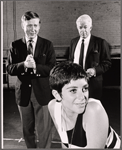 William Redfield, Joan Darling and Austin Willis in rehearsal for the stage production A Minor Adjustment