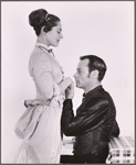 Viveca Lindfors and James Daly in the 1956 Off-Broadway production of Miss Julie