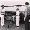 David Sabin, Bette Davis and Lee Goodman in rehearsal for the pre-Broadway tryout of the stage production Miss Moffat