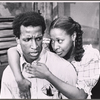 Dorian Harewood and Marion Ramsey in rehearsal for the pre-Broadway tryout of the production Miss Moffat