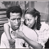 Dorian Harewood and Marion Ramsey in rehearsal for the pre-Broadway tryout of the stage production Miss Moffat
