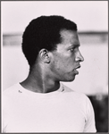 Dorian Harewood in rehearsal for the pre-Broadway tryout of the production Miss Moffat