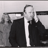 Anne Francine and Joshua Logan in rehearsal for the pre-Broadway tryout of the stage production Miss Moffat