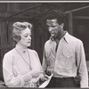 Bette Davis and Dorian Harewood in the pre-Broadway tryout of the production Miss Moffat
