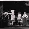 Bette Davis [standing right background] and unidentifieds in the pre-Broadway tryout of the production Miss Moffat