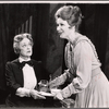 Bette Davis and Dody Goodman in the pre-Broadway tryout of the stage production Miss Moffat