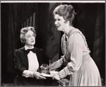 Bette Davis and Dody Goodman in the pre-Broadway tryout of the production Miss Moffat