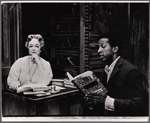 Bette Davis and Dorian Harewood in the pre-Broadway tryout of the stage production Miss Moffat