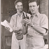 Earle Hyman and William Sylvester in the stage production Mister Johnson