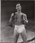 Earle Hyman in the stage production Mister Johnson