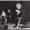 Rod Steiger [seated at right] and unidentified others in the stage production of Moby Dick