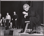 Rod Steiger [seated at right] and unidentified others in the stage production of Moby Dick