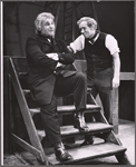 Rod Steiger and Roy Poole in the stage production Moby Dick