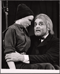 Frances Hyland and Rod Steiger in the stage production Moby Dick