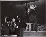 Rod Steiger [at right] and unidentified others in the stage production Moby Dick