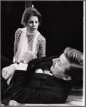 Sharon Laughlin and Larry Bryggman in the stage production Mod Donna