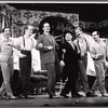 Swen Swenson, Eli Mintz [center] and unidentified others in the stage production Molly