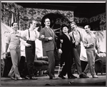 Swen Swenson, Eli Mintz [center] and unidentified others in the stage production Molly