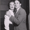 Patricia Jessel and Denholm Elliott in rehearsal for the stage production Monique