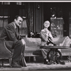 Denholm Elliott and Maureen Hurley in the stage production Monique