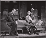 Denholm Elliott and Maureen Hurley in the stage production Monique