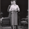 Denholm Elliott and Patricia Jessel in the stage production Monique