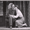 Denholm Elliott and Patricia Jessel in the stage prodution Monique