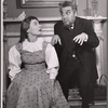 Olga Bielinska and Luther Adler in the 1956 stage production A Month in the Country
