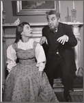 Olga Bielinska and Luther Adler in 1956 stage production A Month in the Country